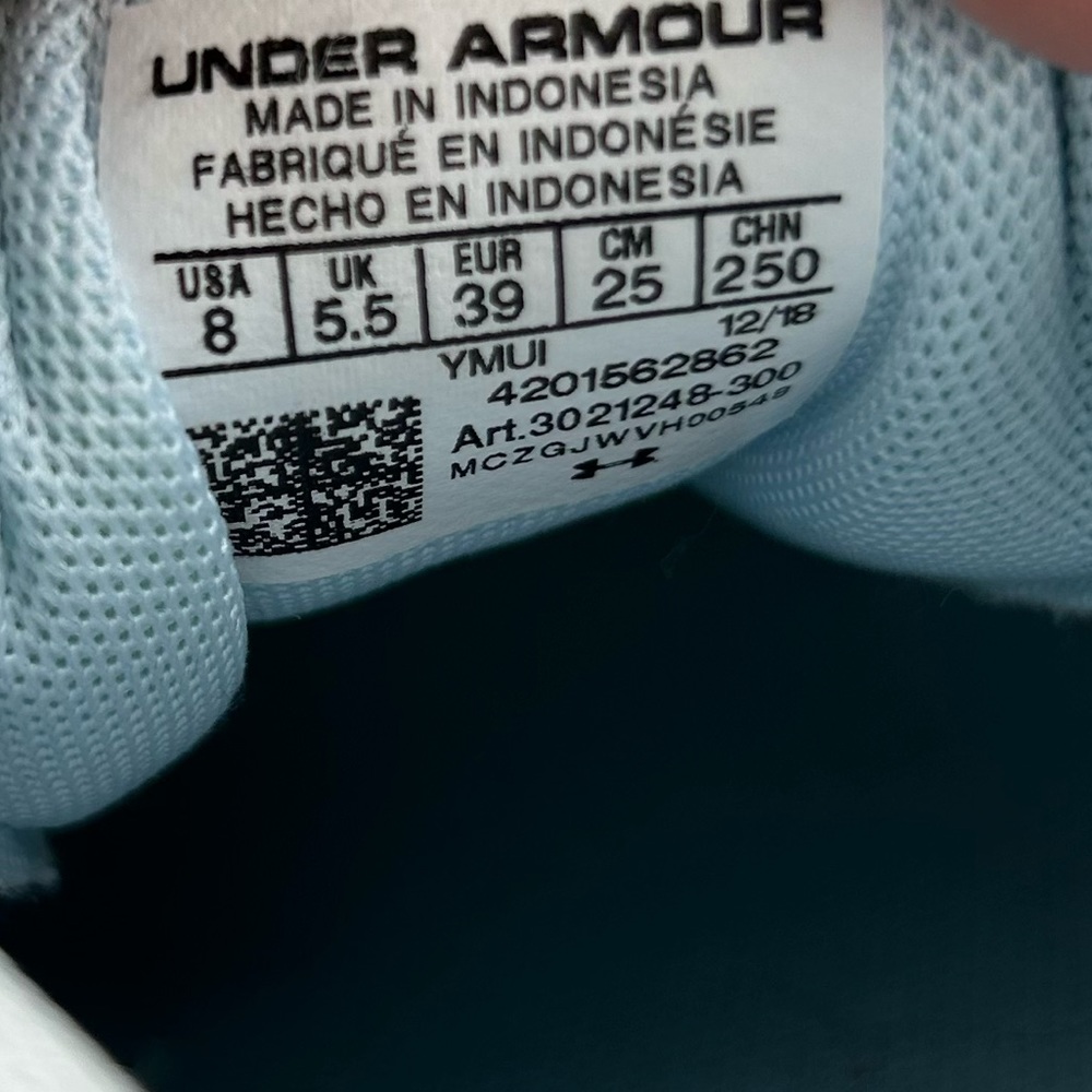 Under Armour Blue Surge Se Running Shoe Size 8 - Picture 8 of 9